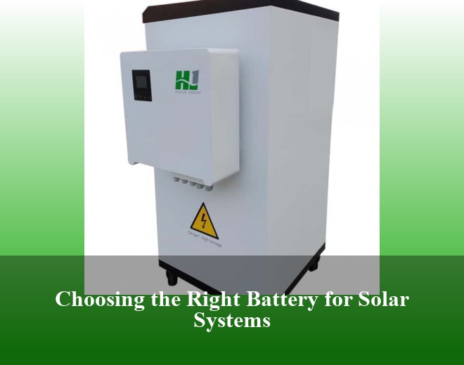 Choosing the Right Battery for Solar Systems
